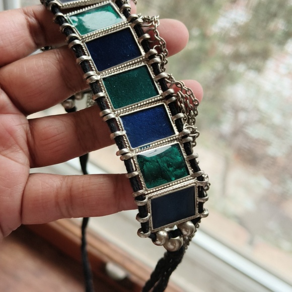 Metal Choker with all shades of blue 💙 - Picture 5 of 8